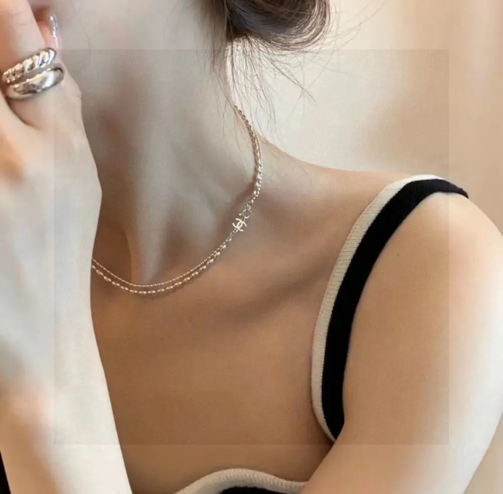 Chanel Korea Dongdaemun hit Korean version of the Chanel style multi-wear olive chain