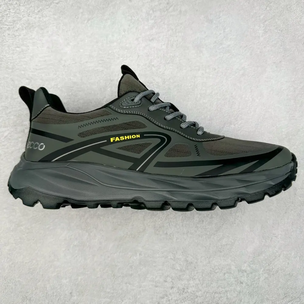 ECCO Men’s Shoes Sports Shoes Versatile and Durable Running Shoes Thick-soled