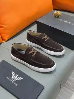 Armani slip-on shoes
