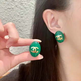 CHANEl style ear clips Earrings