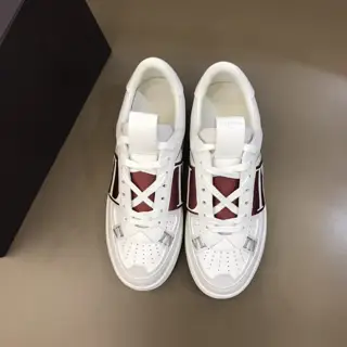 Valentino calfskin lace-up sneakers