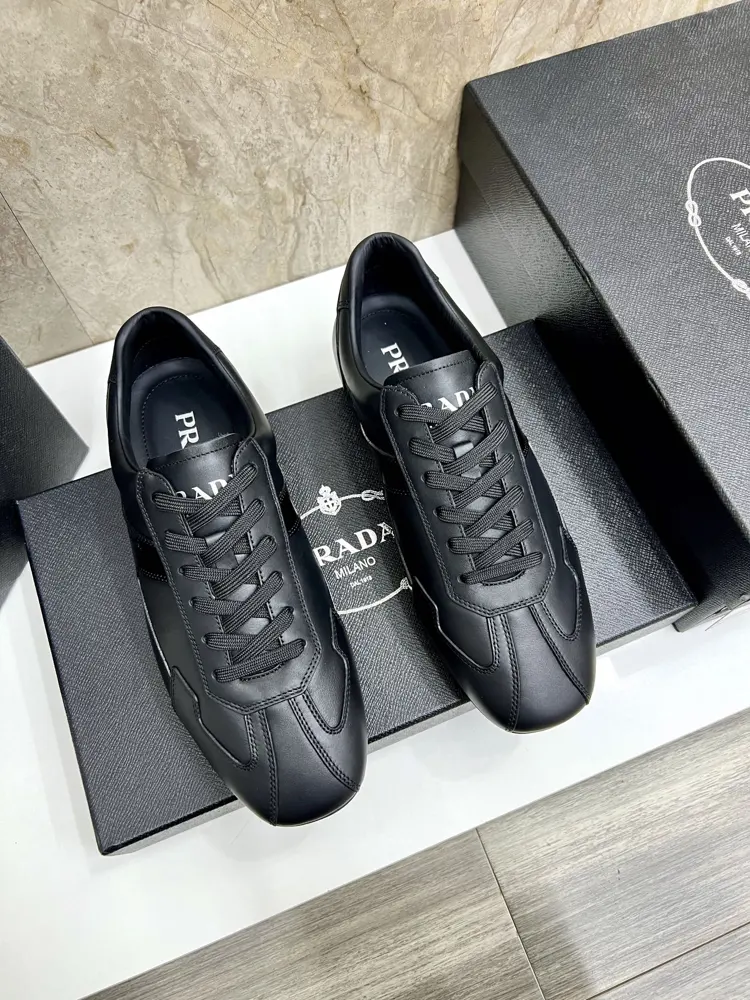 Prada Men’s Leather Casual Sports Shoes