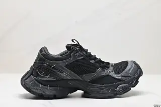 Balenciaga Stapler Shoes Staples Round Toe Lace-up Low-top Daddy Shoes 803681