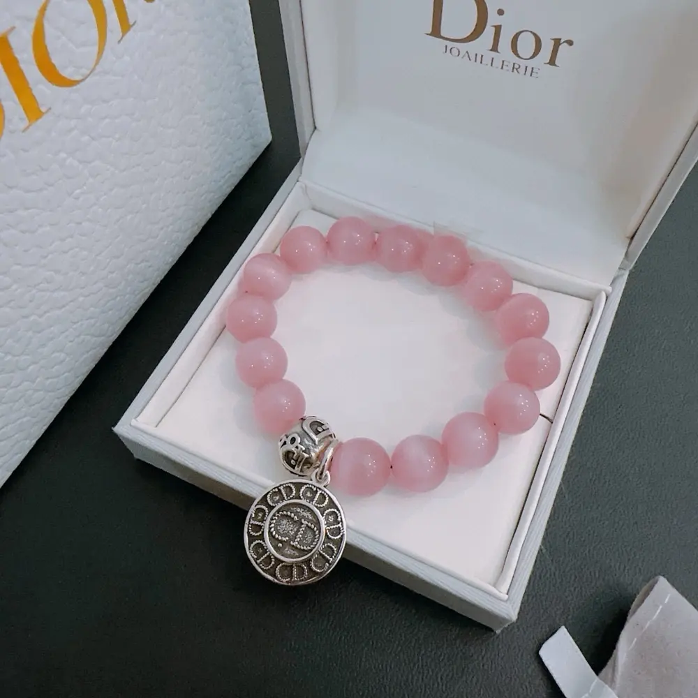 DIOR Multi-element agate Thai silver style bracelet