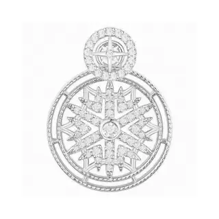 APM Monaco Healing Series ab snowflake earrings