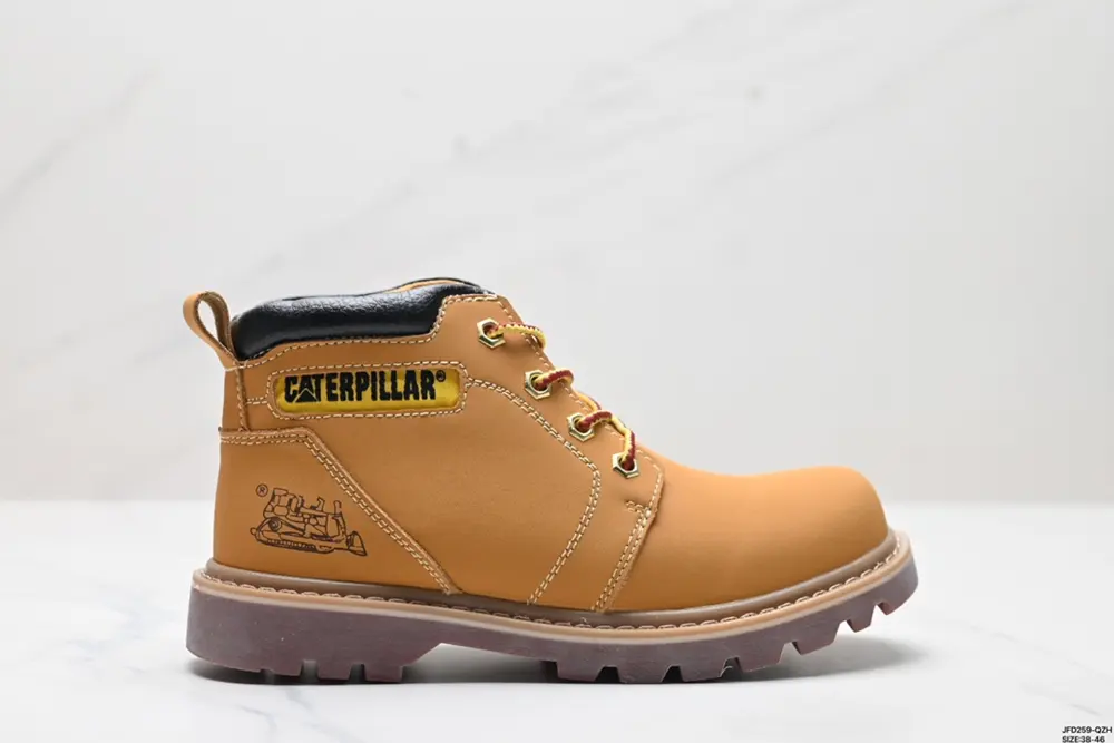 CAT new bulldozer casual fashion men’s casual leather shoes original quality company CAT