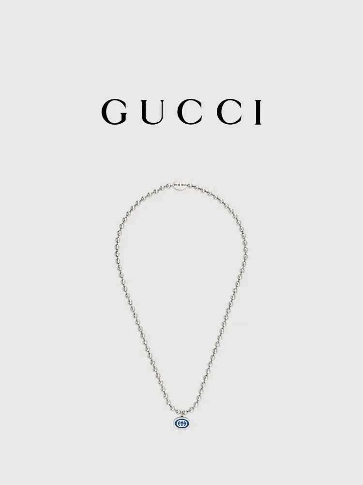 Gucci Interlocking G Beaded Necklace