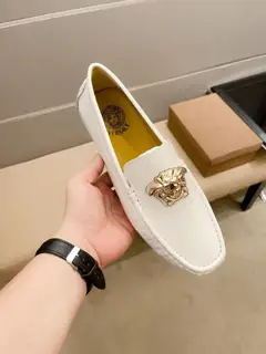 Versace men’s four-season bean shoes