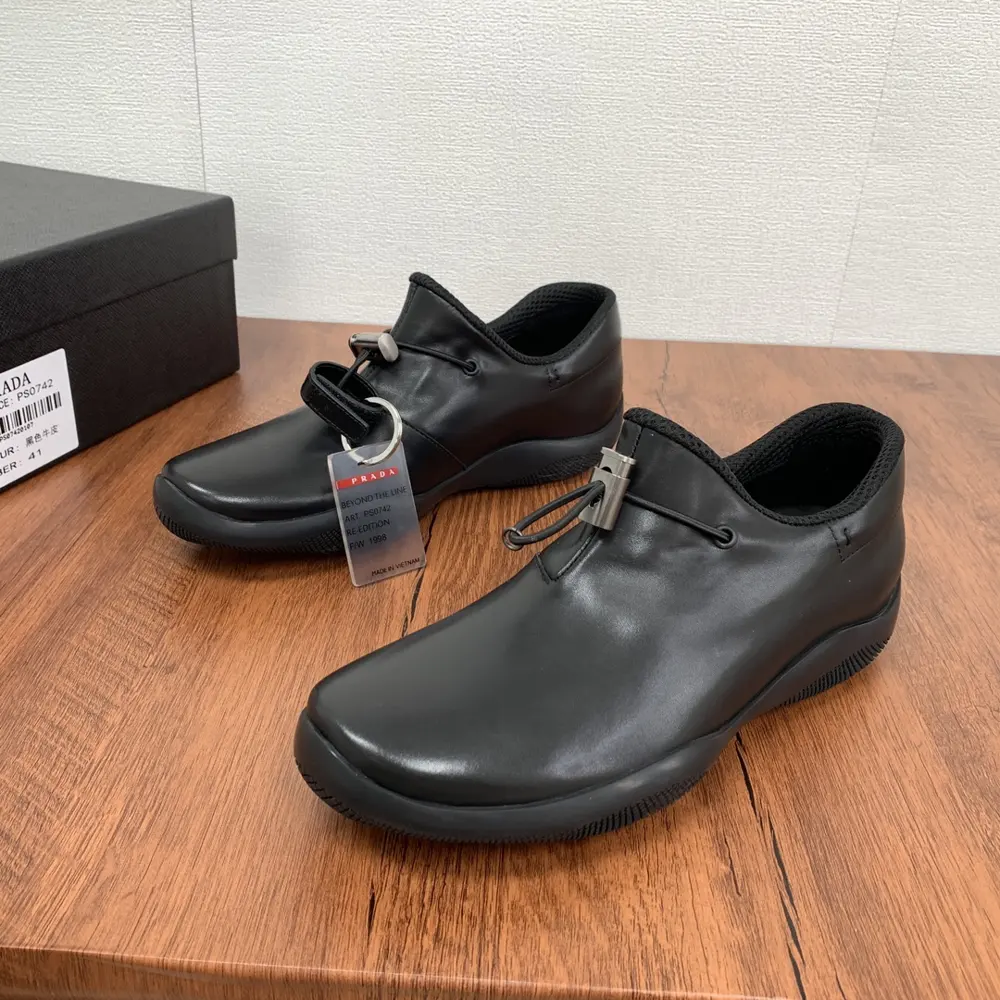 Prada Toblach leather sneakers