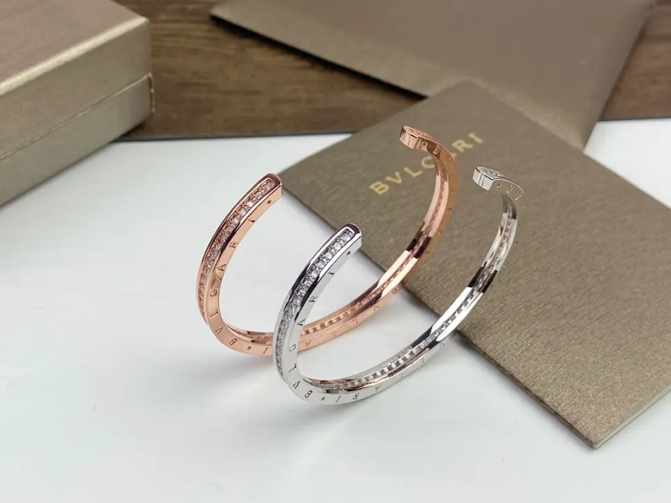 Bvlgari C-shaped open bracelet