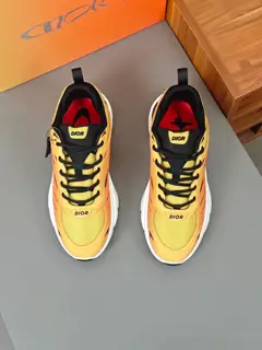 Dior Chrono series thick-soled mesh color-blocked running shoes