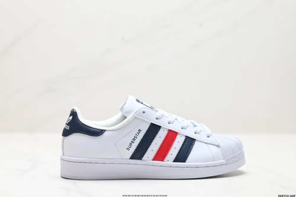 Adidas Originals Superstar “Sail/Green/Lace” shell toe series low-top classic versatile G14748