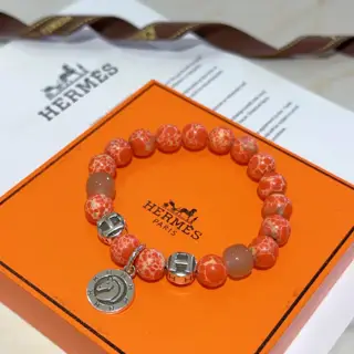 New product launch Hermas bracelet Luxury Hermes bracelet Natural stone bracelet for men