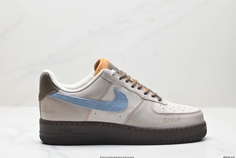 Nike AIR FORCE 1’07 Air Force One low-top versatile casual sports sneakers. Soft and elastic HQ3458-142