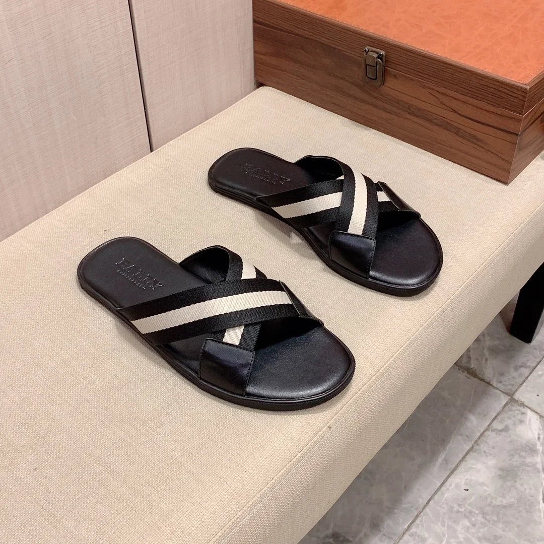 Bally slippers top purchasing agent Men’s simultaneous sale