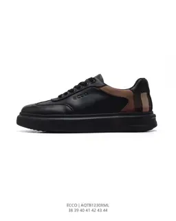 ECCO versatile casual thick-soled height-enhancing sneakers