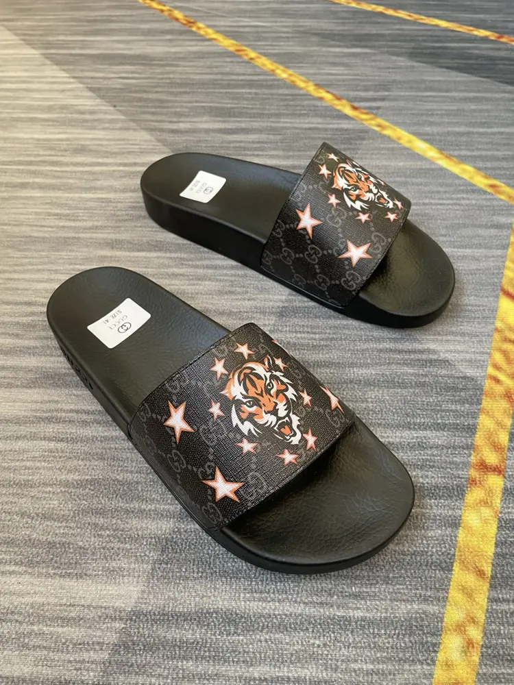 Gucci couple flip flops