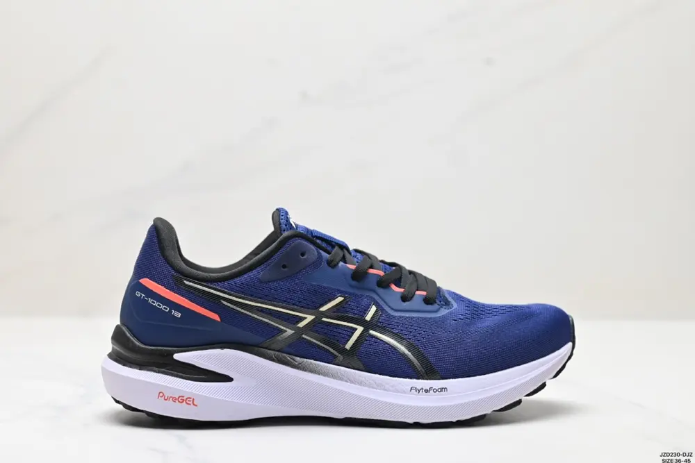 ASICS GT-1000 13 GTX Comfortable Fabric Synthetic Leather Shock Absorption Non-slip 1011B858-21
