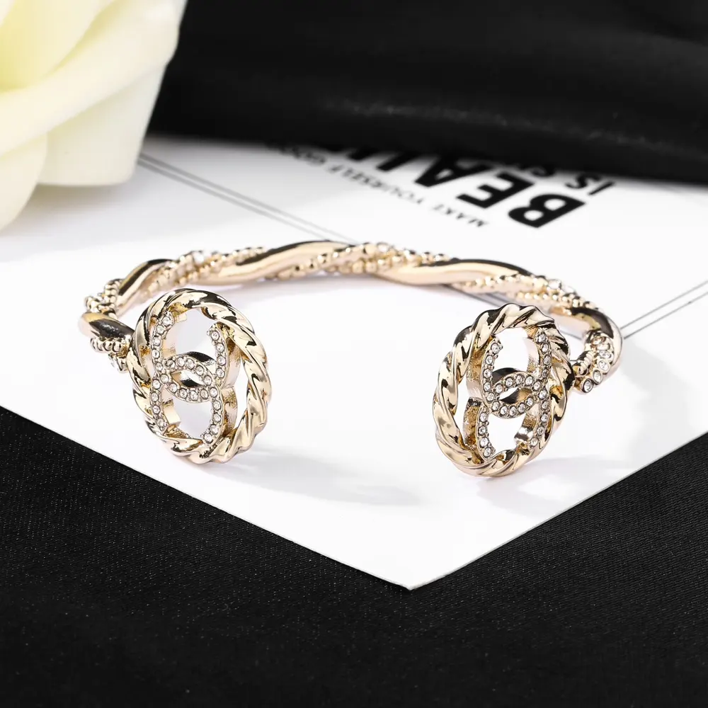 Chanel Double C bracelet with diamonds