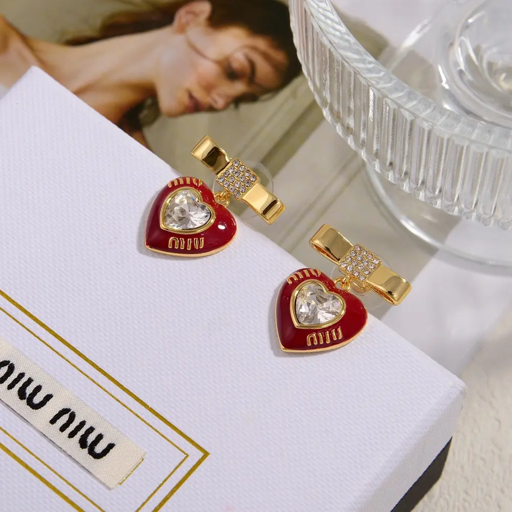 The latest earrings from miumiu at the Paris show