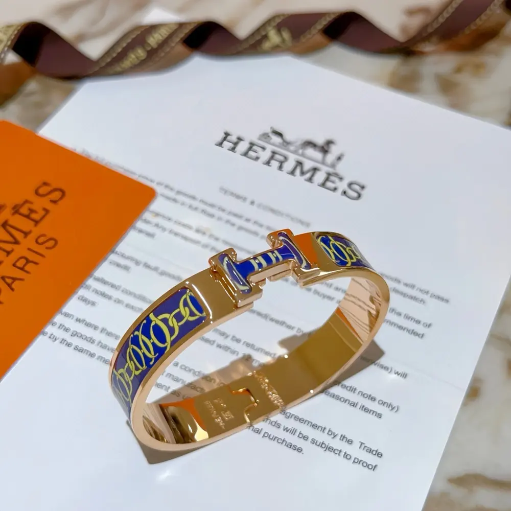 Hermes bracelet Original custom bracelet enamel craftsmanship is really a test of the