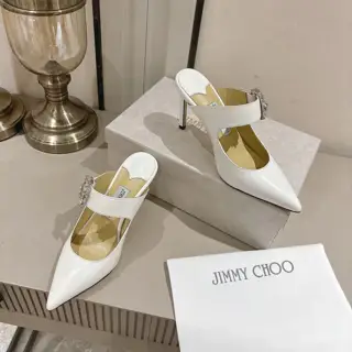 JIMMY CHOO D-buckle rhinestone model