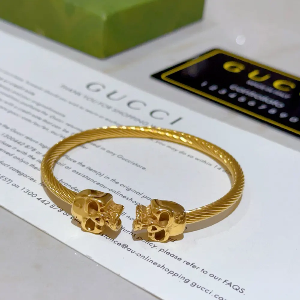 Gucci bracelets are handmade