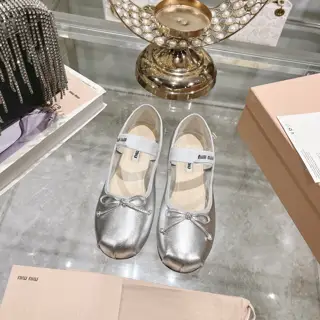 Miu Miu Miu French fairy ballet shoes
