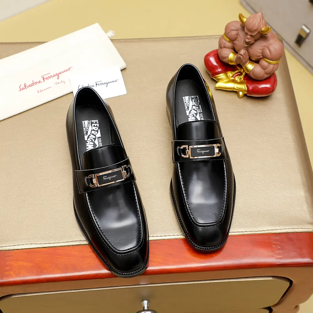 Salvatore Ferragamo men’s business leather shoes