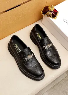 Versace casual leather shoes
