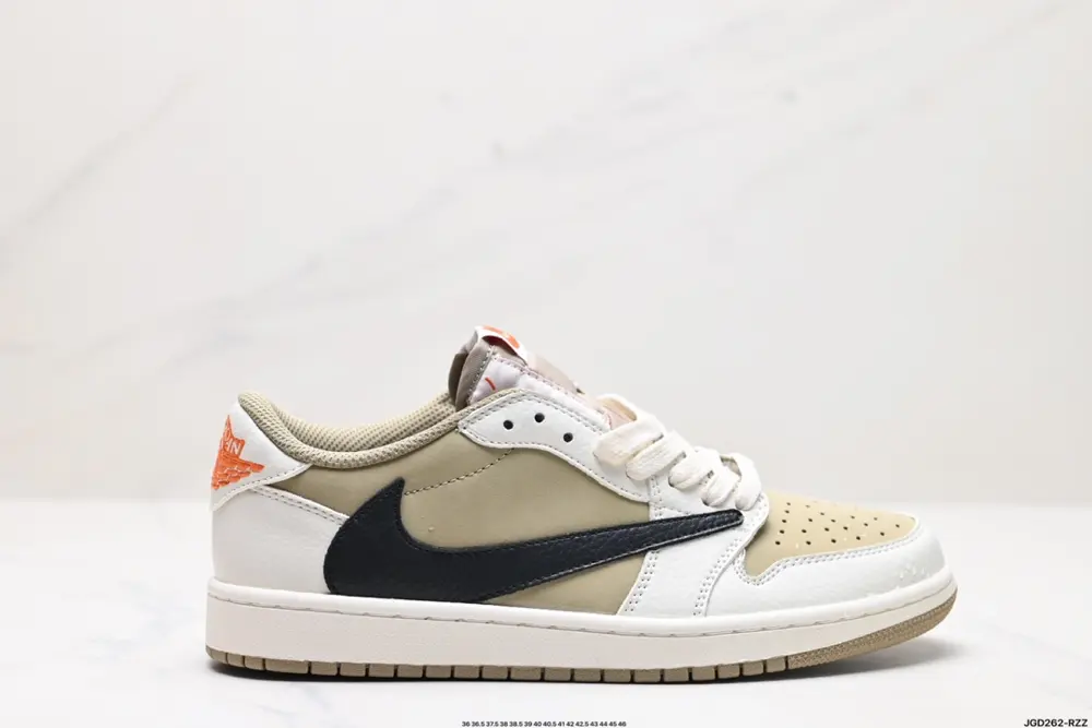 Nike AJ1 Travis Scott x Air Jordan 1 ” Reverse Mocha “AJ1 Joe 1 TS Lightning Joint Hook DZ4137-701