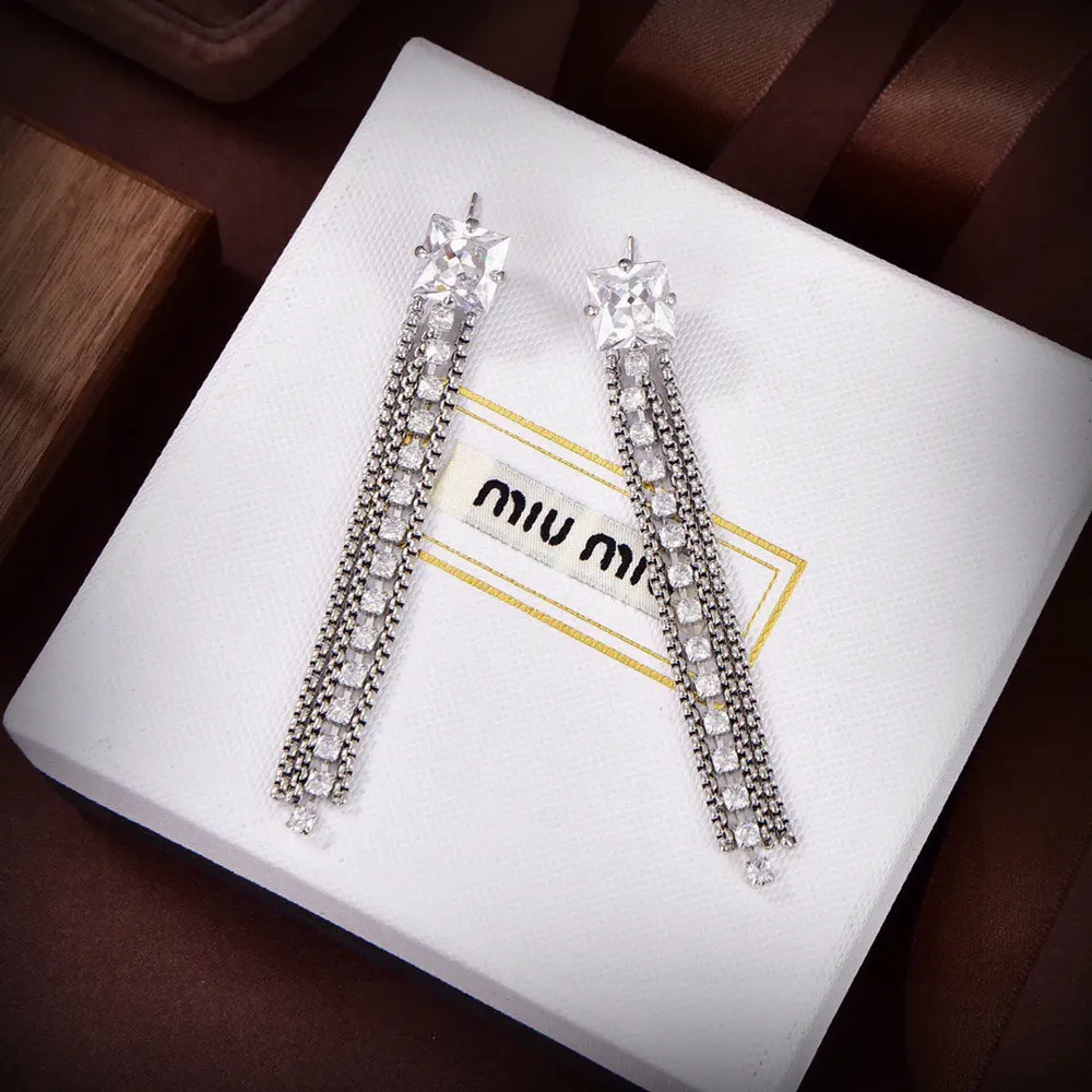 miumiu tassel earrings