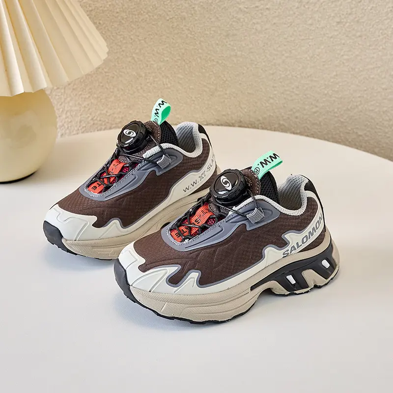 Salomon XT-SLATE leather series rotating button children’s shoes