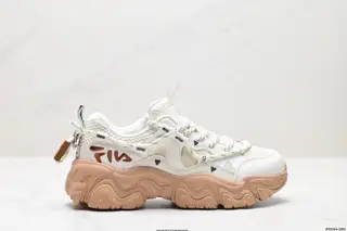 FILA FLUID 5 Cat’s Paw 5.0 Simple and comfortable Non-slip wear-resistant low-top dad shoes F12M422103FNN