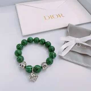 DIOR Multi-element agate Thai silver style bracelet