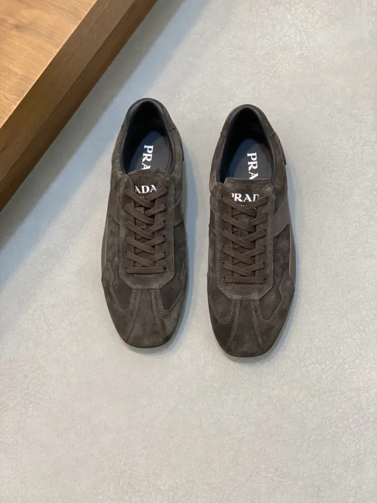 Prada Men’s Leather Casual Sports Shoes