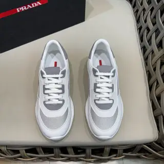 Prada men’s leather and mesh casual sports shoes|Dongguan-made hot products|Using imported