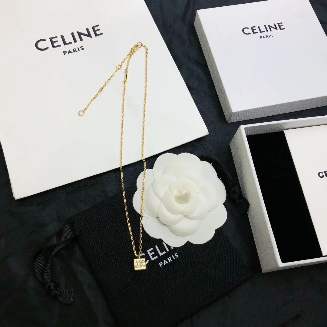 Celine Necklace Earrings