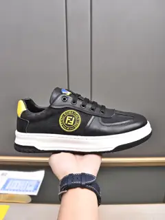 Fendi casual sneakers Little Monster men’s popular new model Imported water-dyed cowhide