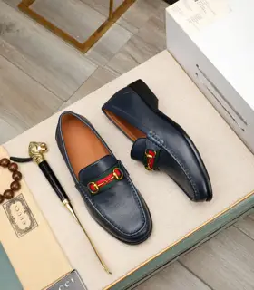 Gucci formal leather shoes Italy imported cowhide + top imported water-dyed cowhide lining