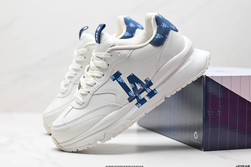 MLB Big Ball Chunky Mesh Thick-soled Daddy Series Low-top Mesh Lightweight Casual Sports 3ASHCRM3N
