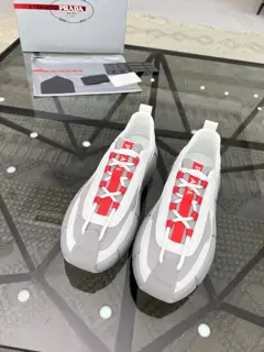 Prada men’s leather sneakers