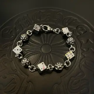Chrome Hearts Cross Dice Bracelet