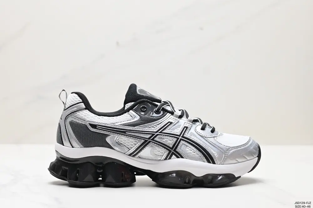 ASICS Gel-Quantum Kinetic ASICS Retro Casual Sports Shoes Thick-soled Height-enhancing 1203A270-202