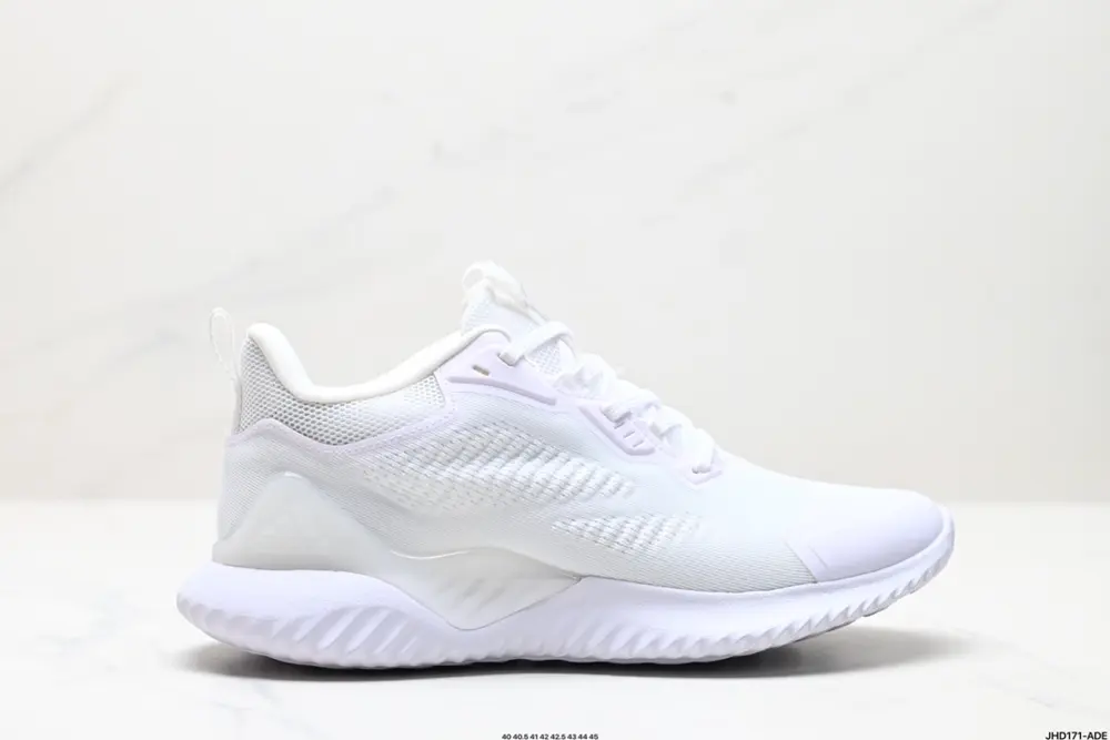 Adidas Alphabounce Alpha High Elastic Horse Brand Shark Gill Pattern Outsole Casual Sports HQ3647