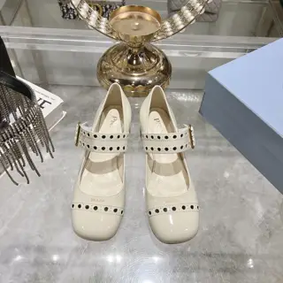 Prada 25ss early spring new classic round-toed Mary Jane shoes