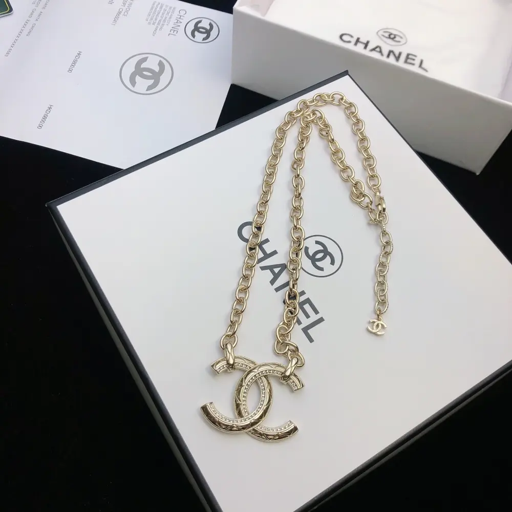 Chanel alphabet necklace