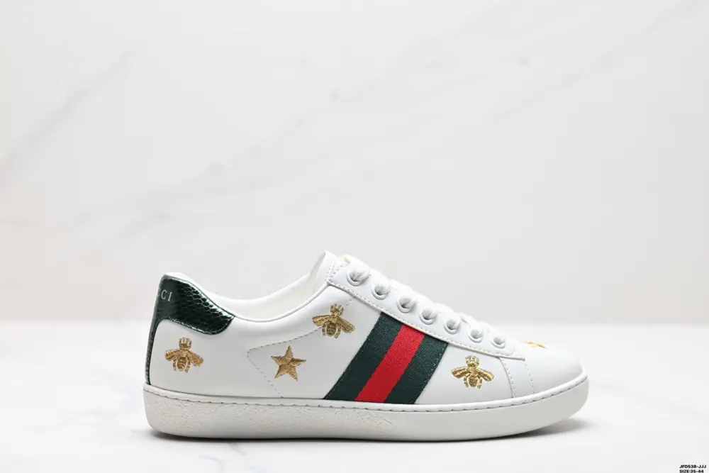Gucci ACE leather embroidered bee fashion sneakers 429446