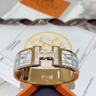 Hermes bracelet Original custom 20mm wide bracelet The enamel craft is a real test of the