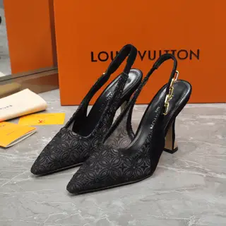 Louis Vuitton summer new slingback high heels
